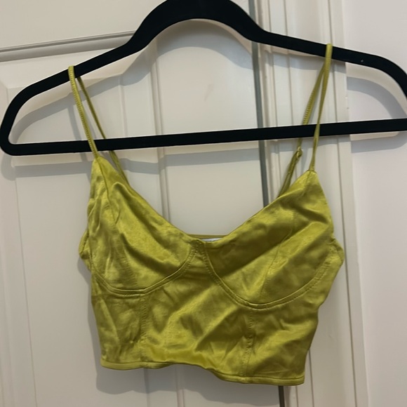 Green zara top size small - Picture 1 of 3